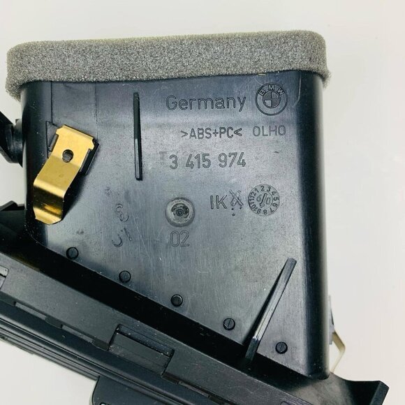 2004-2010 BMW X3 E83 Passenger Right SIDE DASHBOARD AIR VENT 3415974 BLACK OEM - Picture 7 of 8